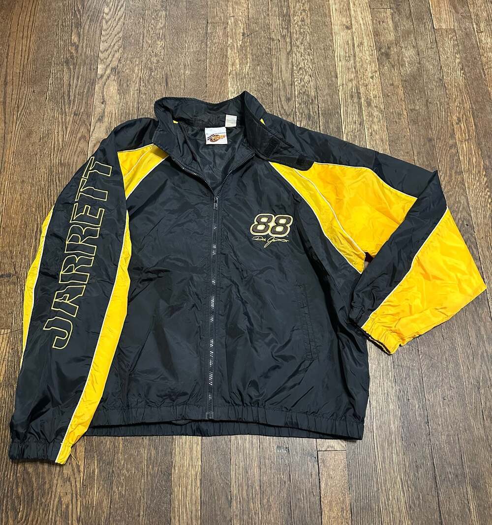 Winners Circle Vintage NASCAR Dale Jarrett #88 Full-Zip Windbreaker Jacket XL